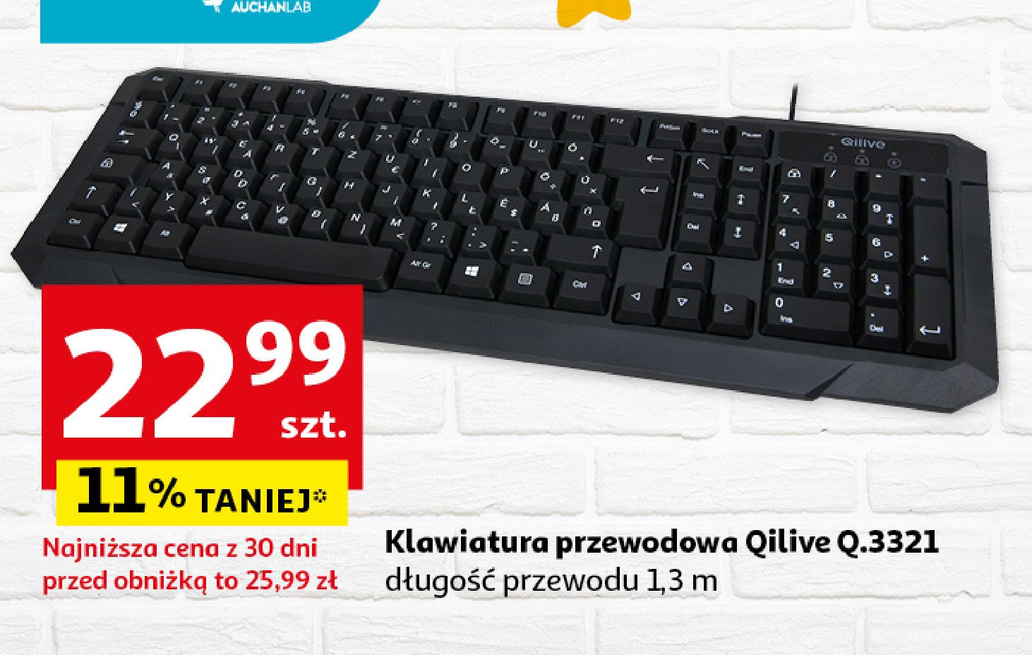 Klawiatura q.3321 Qilive promocja