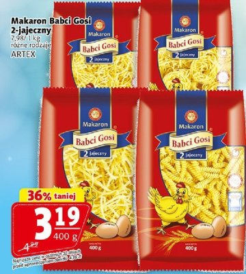 Makaron Makaron Babci Gosi 2-jajeczny promocja w Prim Market