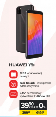 Smartfon y5p 2/32gb czarny Huawei promocja
