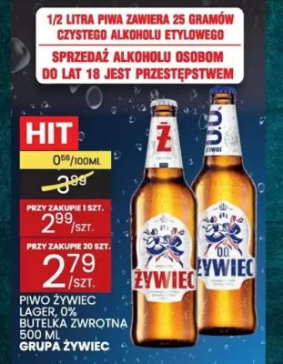 Piwo Żywiec promocja w Wafelek
