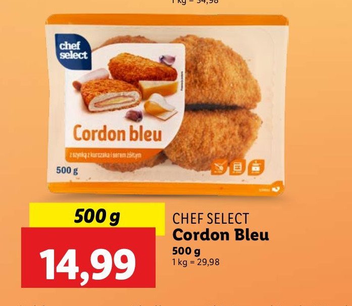 Cordon bleu Chef select promocja w Lidl