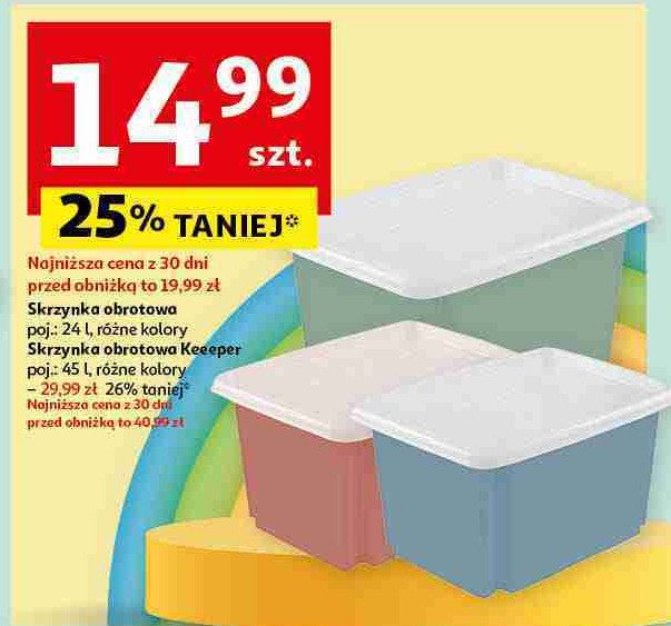Skrzynia obrotowa 24 l promocja