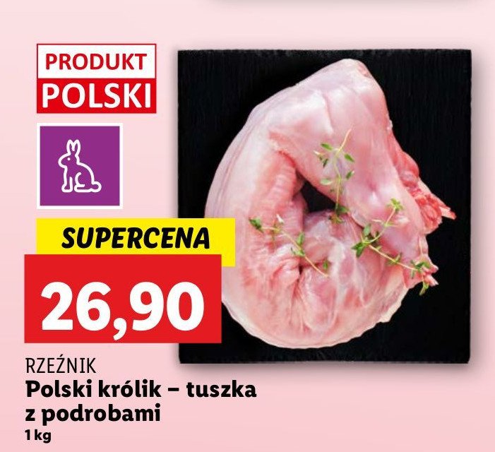 Królik tusza bez antybiotyków Rzeźnik codzienna dostawa promocja