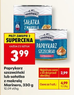 Sałatka z makrelą  promocja w Biedronka