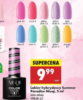 Lakier hybrydowy blue 8 Niuqi promocja