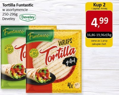 Tortilla Funtastic w asortymencie 250-296g promocja w Market Point