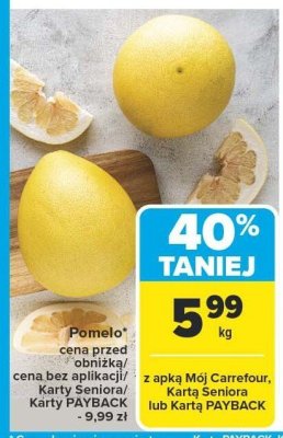 Pomelo promocja w Carrefour Market
