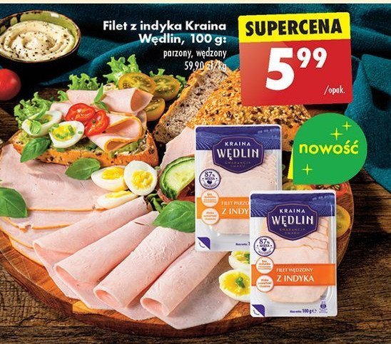 Filet wędzony z indyka Kraina wędlin promocja