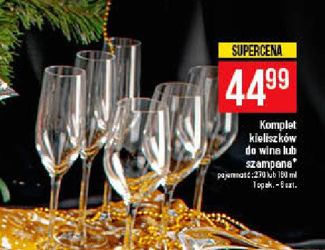 Kieliszki do szampana 180 ml promocja