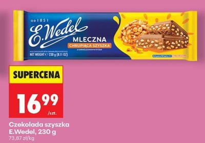 Czekolada szyszka 230 g promocja w Biedronka