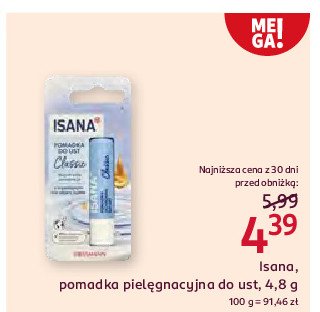 Pomadka do ust Isana promocja w Rossmann