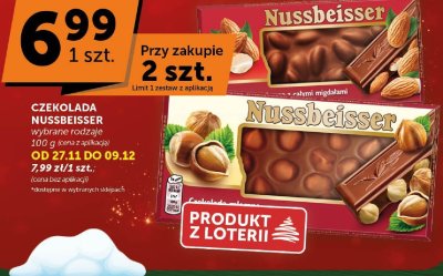 Czekolada Nussbeisser wybrane rodzaje promocja w ABC