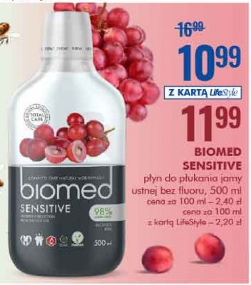 P艂yn do jamy ustnej sensitive Biomed promocja