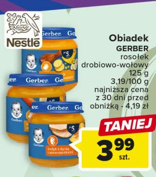 Obiadek indyk z dyni膮 i ziemniakami Gerber promocja