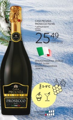 Wino CASA PECUNJA PROSECCO 750 ML promocja w Selgros