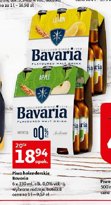 Piwo Bavaria 0.0% lemon promocje