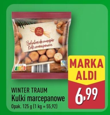 Kulki marcepanowe  promocja w Aldi