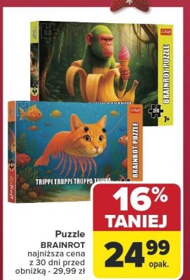 Puzzle BRAINROT promocja w Carrefour