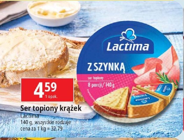 Ser topiony z szynką Lactima promocja