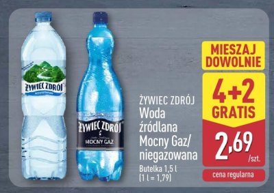 Woda Żywiec Zdrój niegazowana promocja w Aldi