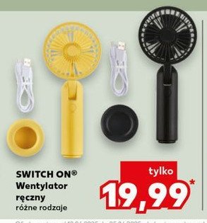 Wentylator ręczny Switch on promocja w Kaufland