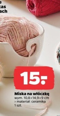 Miska na włóczkę promocja w Netto