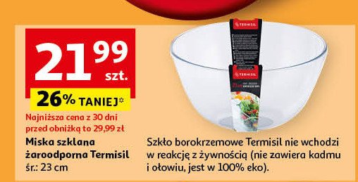 Miska żaroodporna 23 cm Termisil promocja w Auchan