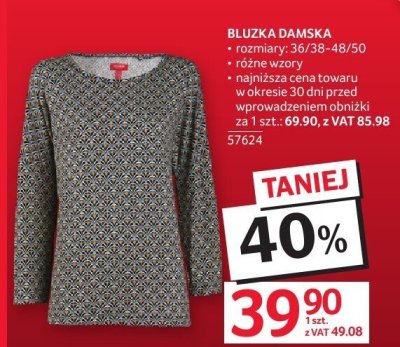 Bluzka damska promocja w Selgros