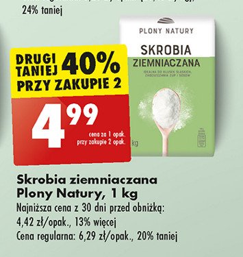 Skrobia ziemniaczana Plony natury promocja