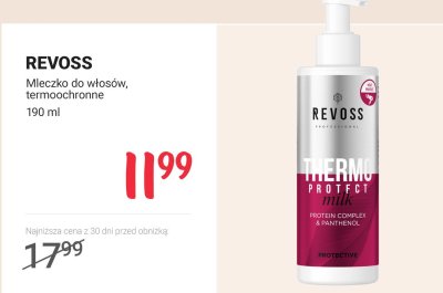 Mleczko do włosów termoochronne promocja w Rossmann