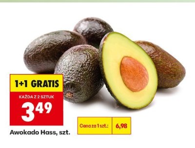 Awokado Hass, szt. promocja w Biedronka