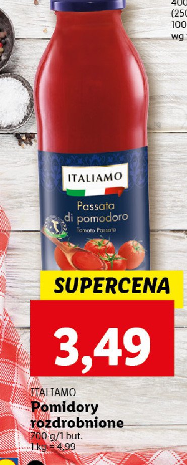Passata pomidorowa Italiamo promocje