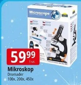 Mikroskop Dromader 100x, 200x, 450x promocja w Leclerc