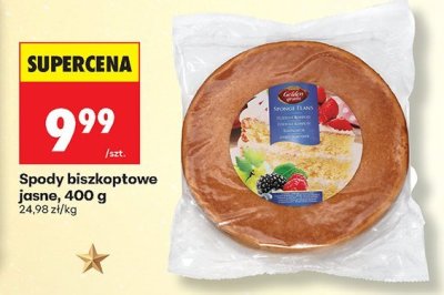 Spody biszkoptowe jasne 400g promocja w Biedronka