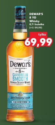 Whisky DEWAR'S 8 YO 0,7 l butelka promocja w Kaufland
