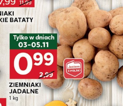 Ziemniaki jadalne promocja w Stokrotka