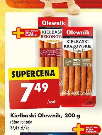 Kiełbaski krakowskie z szynki Olewnik promocja