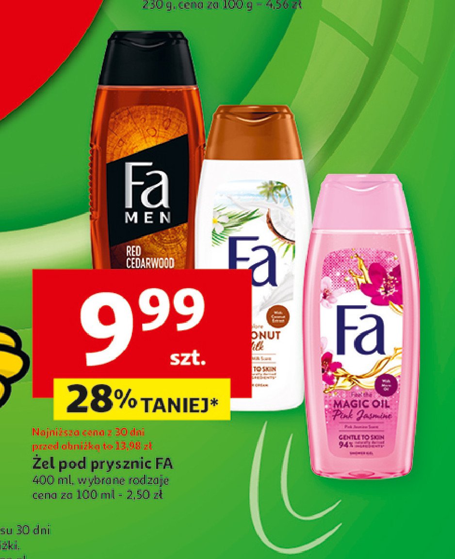 Żel pod prysznic coconut Faith in nature promocja w Auchan