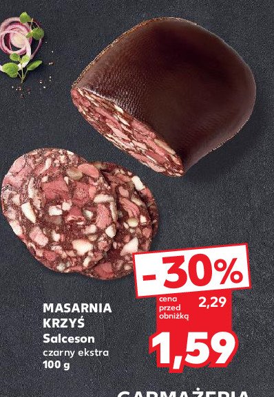 Salceson czarny extra Masarnia krzyś promocja