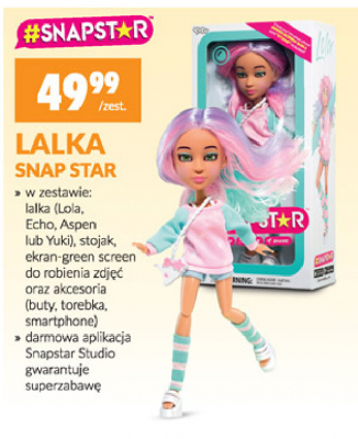 Lalka snapstar lola Tm toys promocja