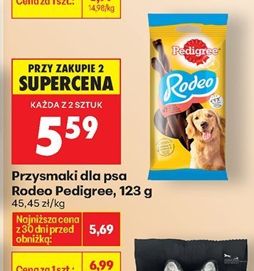 Przysmaki dla psa Rodeo Pedigree, 123 g promocja w Biedronka
