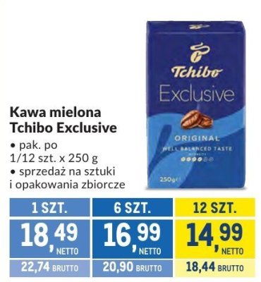 Kawa mielona Tchibo Exclusive promocja w Makro