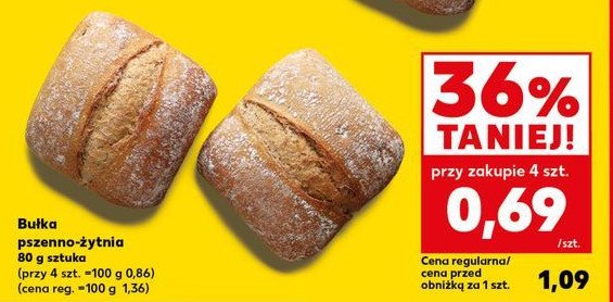 Bułka pszenno-żytnia promocja