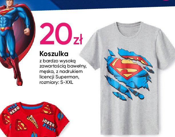 Koszulka męska s-xxl superman promocja