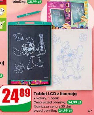 Tablet LCD z licencją promocja w Dino