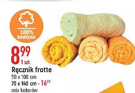 Ręcznik frotte 50 x 100 cm promocja