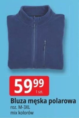 Bluza m臋ska polarowa Tex promocja w Leclerc