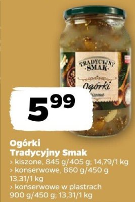 Ogórki kiszone promocja w Netto