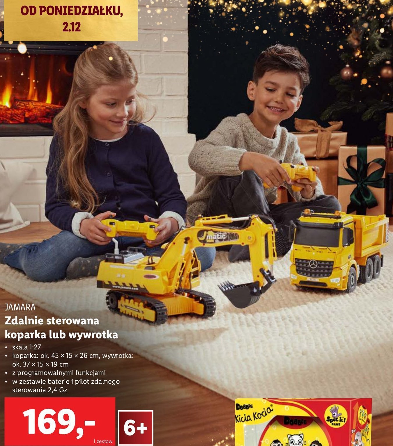 Koparka zdalnie sterowana Jamara promocja w Lidl