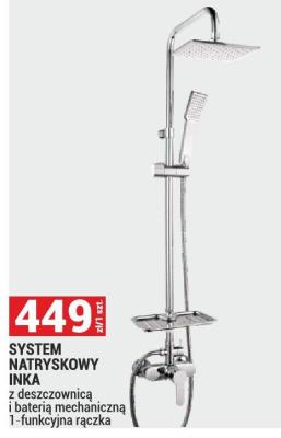 SYSTEM NATRYSKOWY INKA promocja w Merkury Market